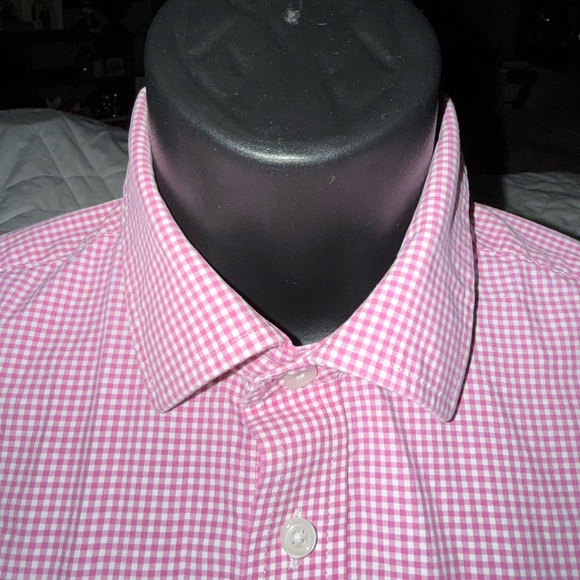 Lauren Ralph Lauren Slim Fit Gingham Stretch Oxford Shirt - Picture 3 of 10